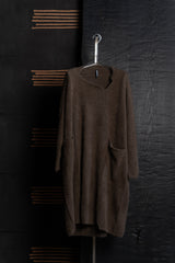 RUNDHOLZ-KNITTUNIC-RACCOON HAIR-1417006-UMBRA