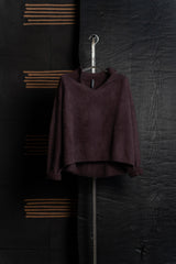 RUNDHOLZ-PULLOVER-RACCOON HAIR-1410701-PURPLE