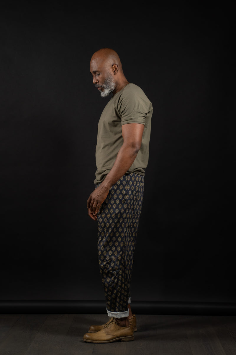 FORME D'EXPRESSION-PANTS-HP030-MIDNIGHT IKAT