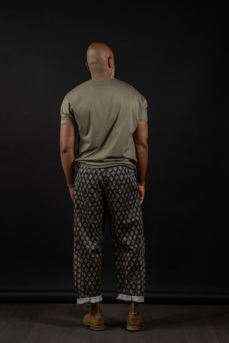 FORME D'EXPRESSION-PANTS-HP030-MIDNIGHT IKAT