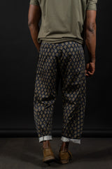 FORME D'EXPRESSION-PANTS-HP030-MIDNIGHT IKAT