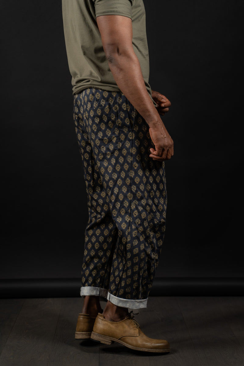 FORME D'EXPRESSION-PANTS-HP030-MIDNIGHT IKAT