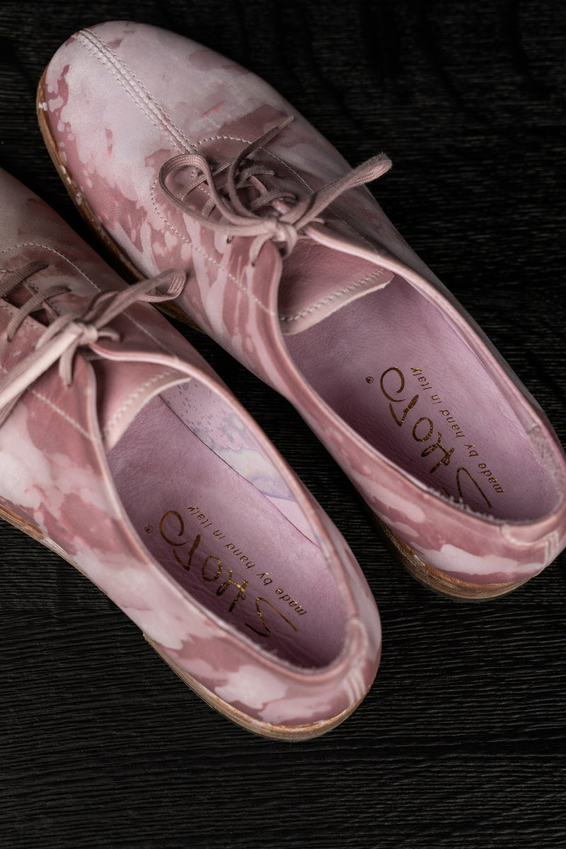 SHOTO-BOOTS-6422-STRACCIO BIANCO MARMO ROSA