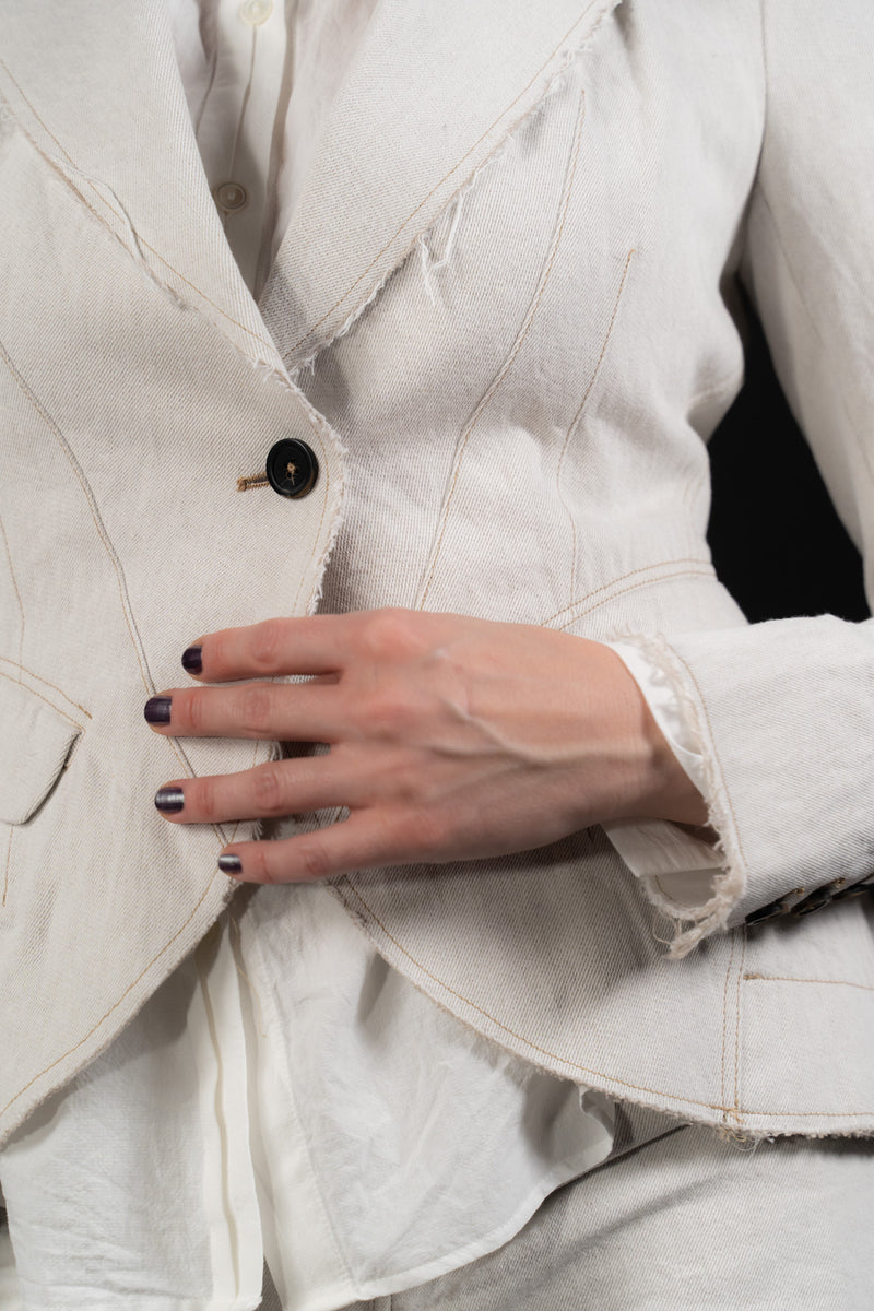 FORME D'EXPRESSION-JACKET-DG057-OFF WHITE