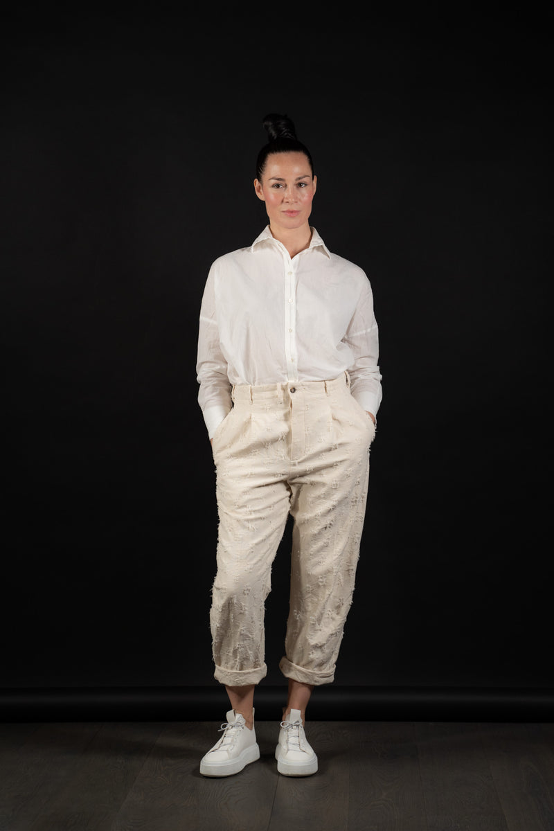 FORME D'EXPRESSION-PANTS-HP030-ECRU