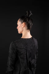 ALEKSANDR MANAMIS-SHIRT-SLIT BACK-1250317-BLACK
