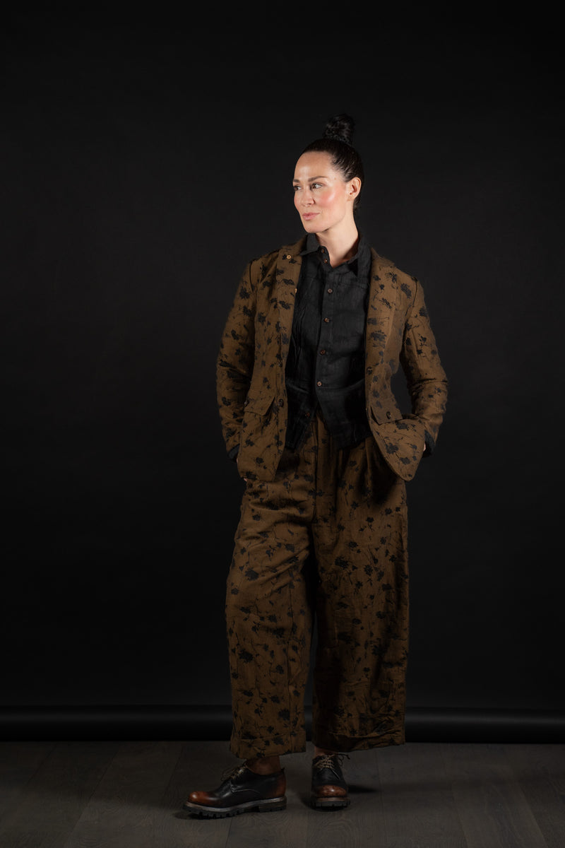 ALEKSANDR MANAMIS-JACKET-1251381-BROWN/BLACK