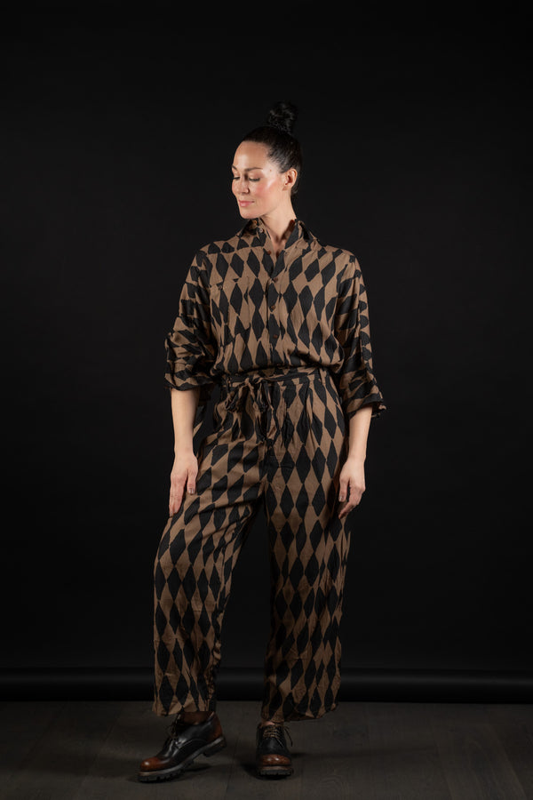 ALEKSANDR MANAMIS-PANTS-BUTTON LEG LOOSE-1251593-HARLEQUIN