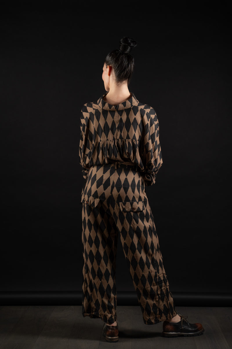 ALEKSANDR MANAMIS-PANTS-BUTTON LEG LOOSE-1251593-HARLEQUIN