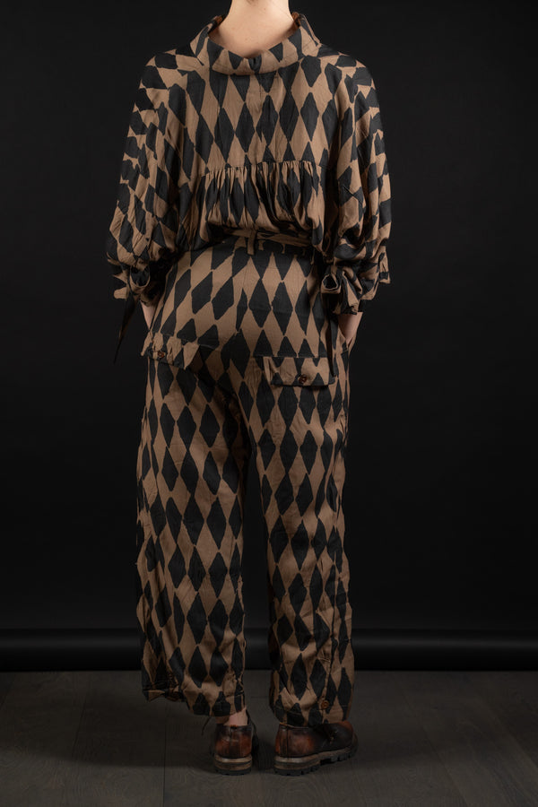 ALEKSANDR MANAMIS-PANTS-BUTTON LEG LOOSE-1251593-HARLEQUIN