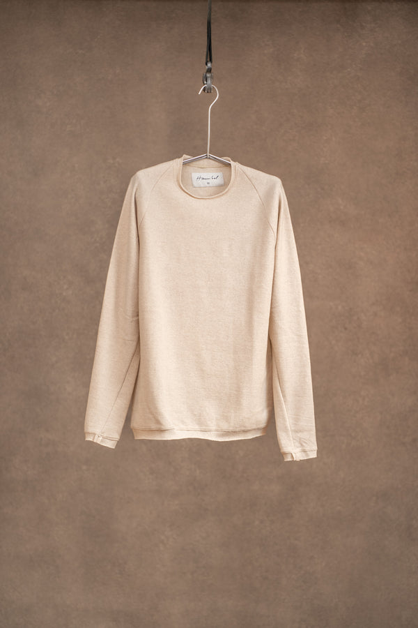 HANNIBAL COLLECTION-CASHMERE PULLOVER-ANTON 113-SAND
