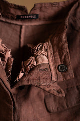 The Treasury Vienna Avantgarde Fashion Rundholz Trousers 1170102 Rust Cloud