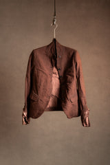 The Treasury Vienna Avantgarde Fashion Rundholz Jacket 1171101 Rust Cloud
