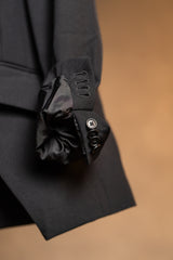 The Treasury Vienna Avantgarde Fashion Rundholz Jacket 1151116 Black