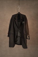 The Treasury Vienna Avantgarde Fashion Rundholz Coat 1171203 Espresso Cloud