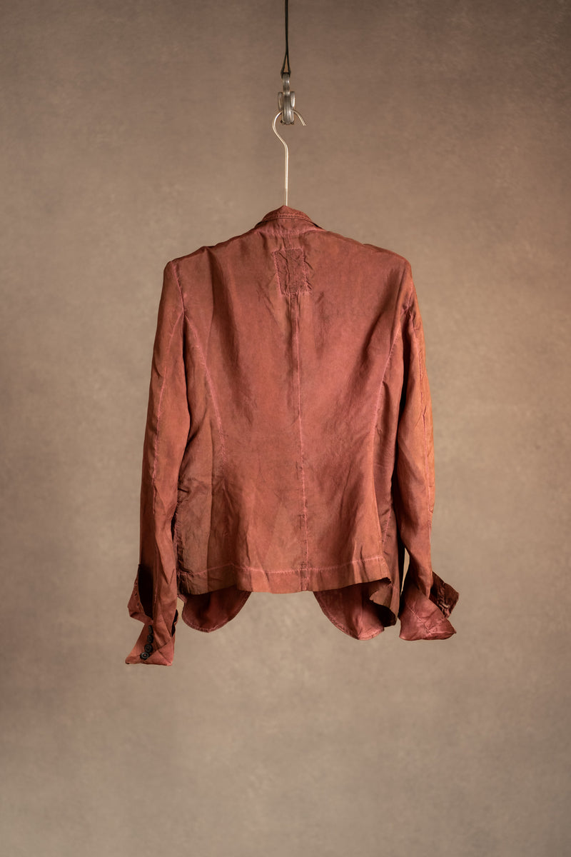 The Treasury Vienna Avantgarde Fashion Rundholz Jacket 1561121 Rust Cloud