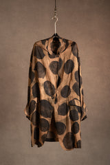 The Treasury Vienna Avantgarde Fashion Rundholz Coat 1821202 Cappuccino
