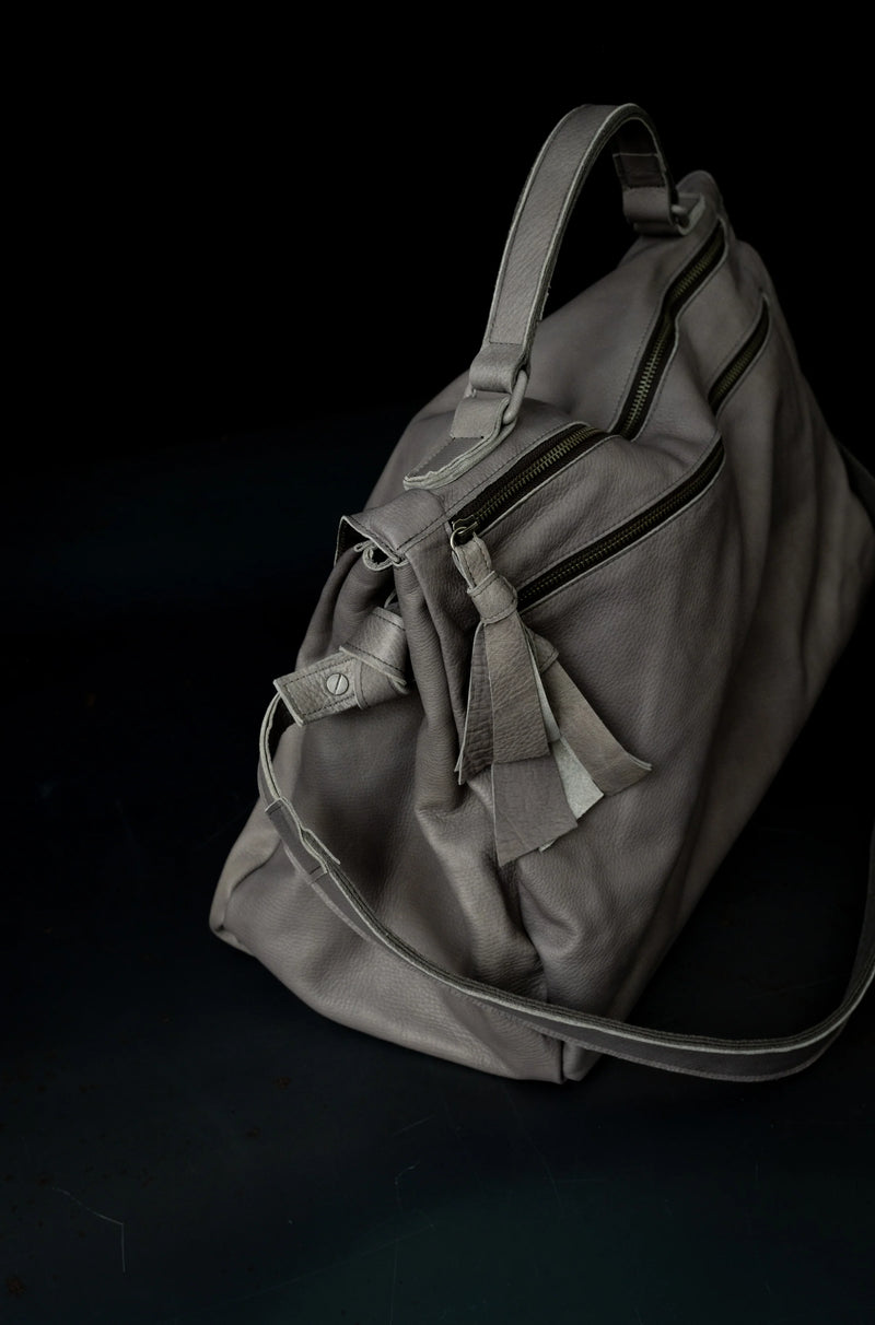TUFORÉE-BAG-TR004-REAR FLAT LARGE-NUDE/GREY