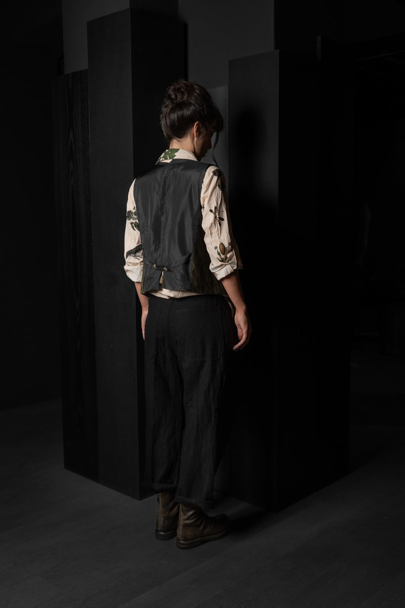 ALEKSANDR MANAMIS-WAISTCOAT-2251279-STRIPED VELVET
