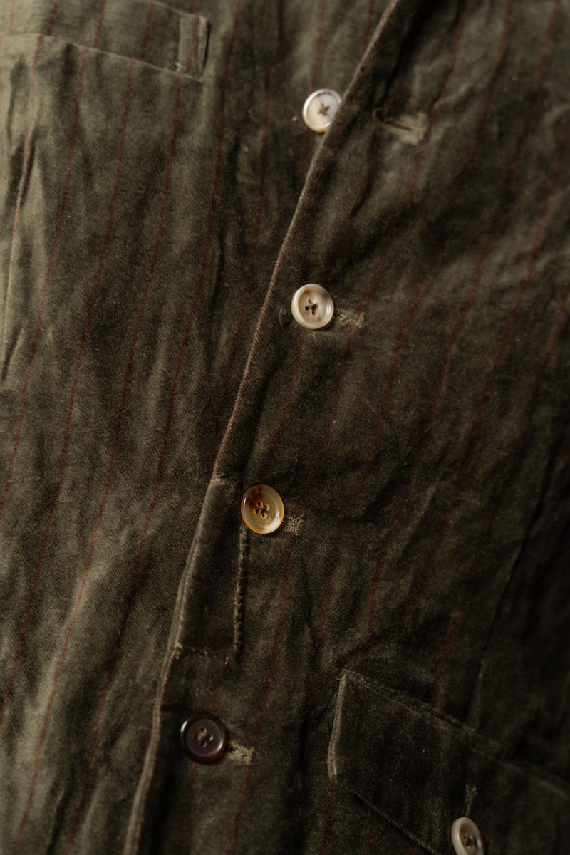 ALEKSANDR MANAMIS-WAISTCOAT-2251279-STRIPED VELVET