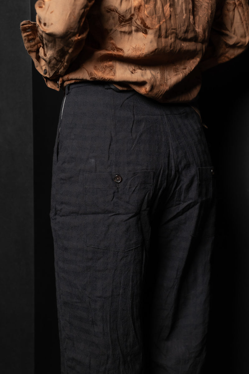 ALEKSANDR MANAMIS-PANTS-2251386-CHECKED BLACK