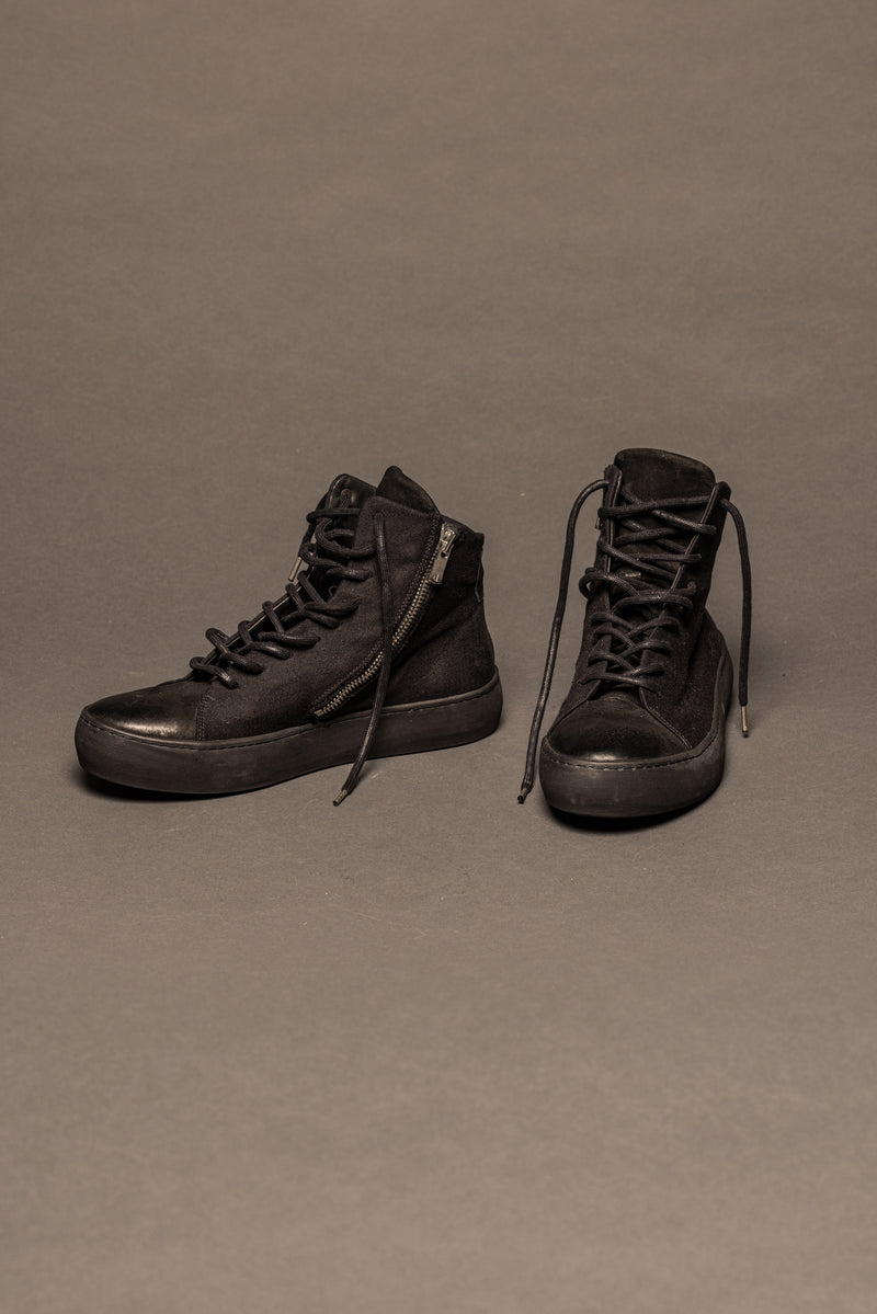 HANNES ROETHER-BOUNCE.090-BLK - Deutschleder & leather sneakers - The Treasury - Design Jungle - Avantgarde Fashion - Designermode Wien - Extravagante Mode Online - Avantgarde Onlineshop - Unique Fashion - Multi-Brand Avantgarde Store Vienna - High-End Avantgarde - Concept Store - Designermode Damen - Designermode Herren (7355176419521)